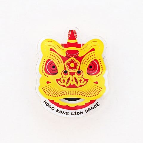 POSTalk MA-01 Magnet - HK Style 磁石 - 香港特色 (Lion Dance Magnet  舞獅磁石貼)
