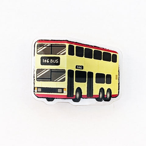 POSTalk MA-21 Magnet - HK Style 磁石 - 香港特色 (HK Bus Magnet  香港巴士磁石貼)
