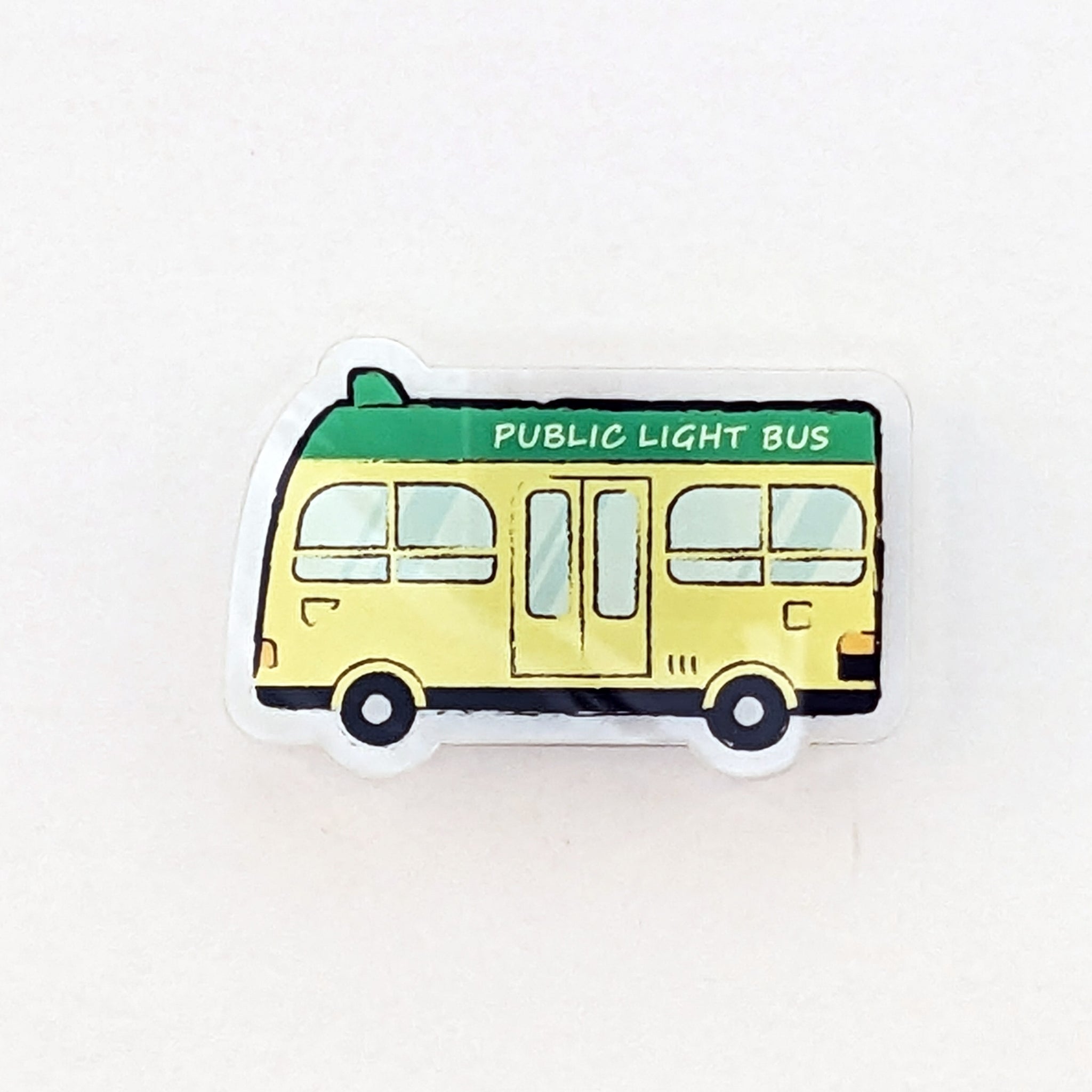 POSTalk MA-22 Magnet - HK Style 磁石 - 香港特色 (Green Mini Bus Magnet  綠VAN磁石貼)