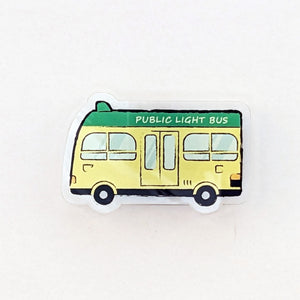 POSTalk MA-22 Magnet - HK Style 磁石 - 香港特色 (Green Mini Bus Magnet  綠VAN磁石貼)