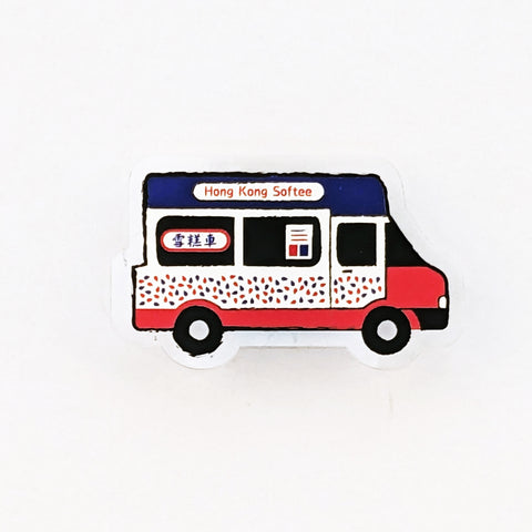 POSTalk MA-27 Magnet - HK Style 磁石 - 香港特色 (Ice Cream Van Magnet  雪糕車磁石貼)