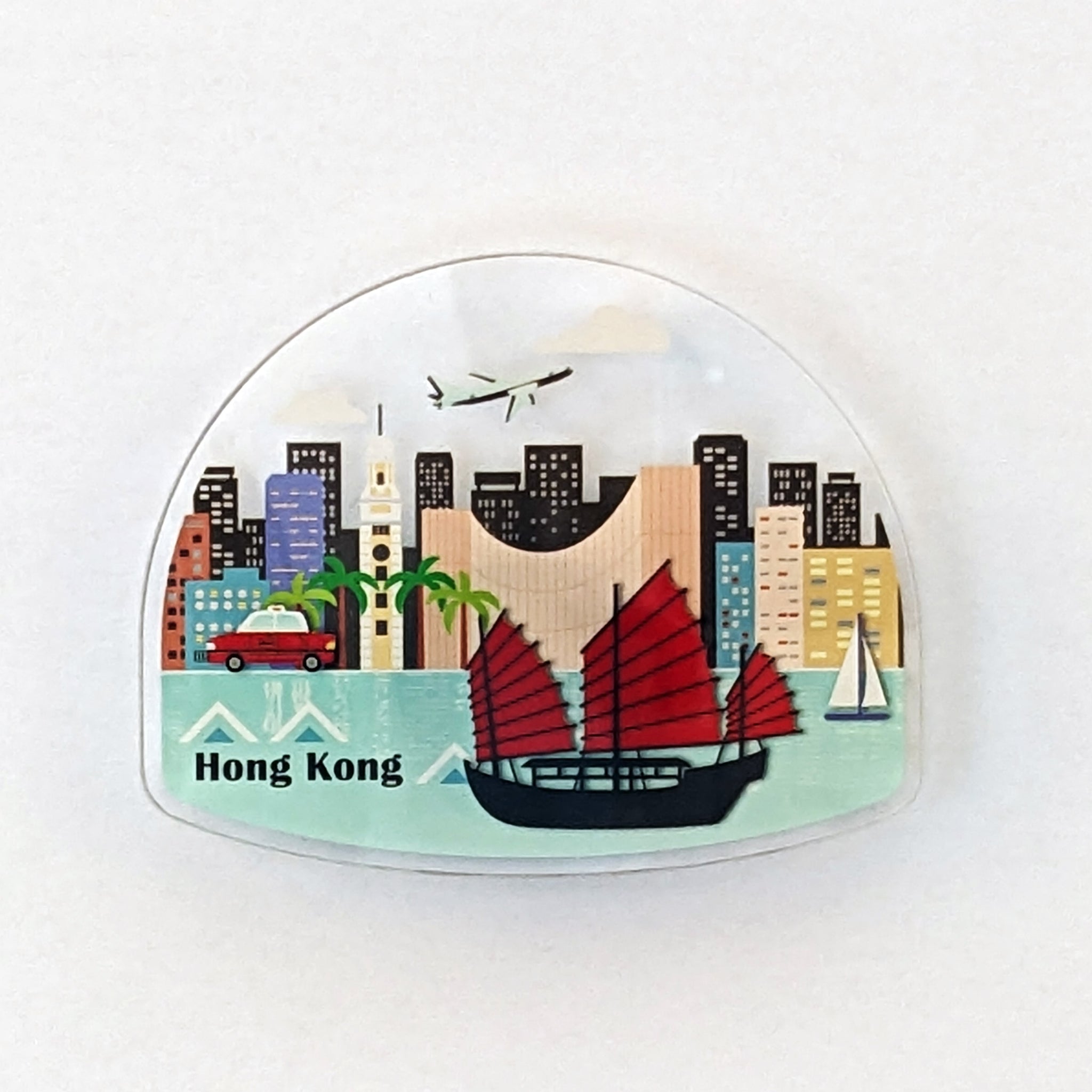 POSTalk MA-33 Magnet - HK Style 磁石 - 香港特色 (Hong Kong Day Magnet  香港之日磁石貼)