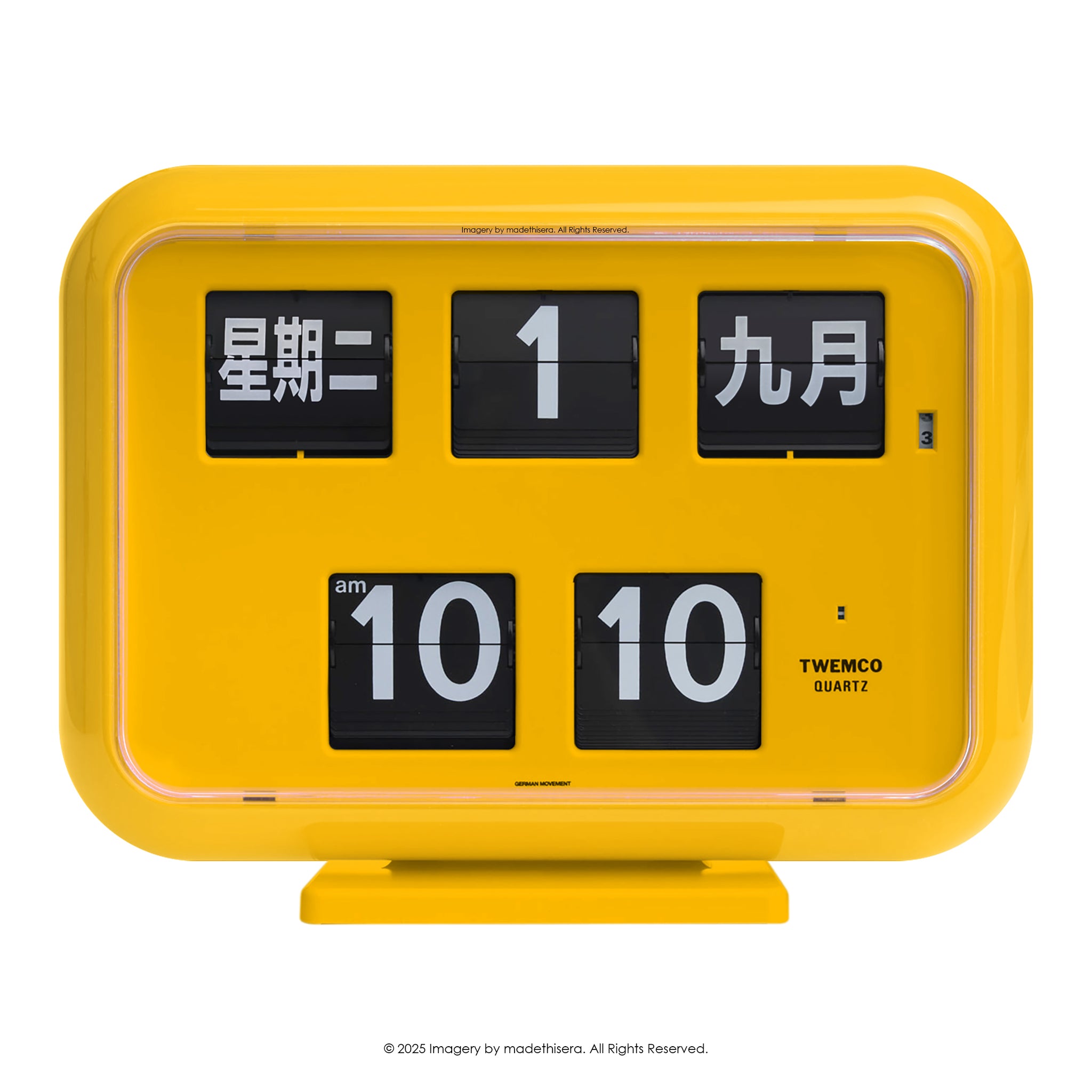 Twemco QD-35 Digital Perpetual Calendar Flip Clock 數位萬年曆翻頁
