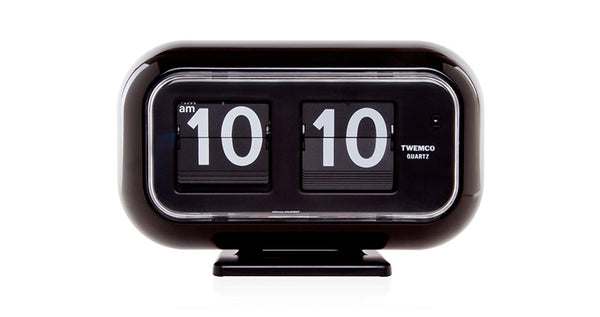 Twemco QT-35 Digital Flip Clock 數位翻頁鐘 (Black 黑色) [Table Clock/Wall Clock 座檯鐘/掛牆鐘]