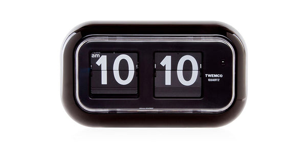 Twemco QT-35 Digital Flip Clock 數位翻頁鐘 (Black 黑色) [Table Clock/Wall Clock 座檯鐘/掛牆鐘]