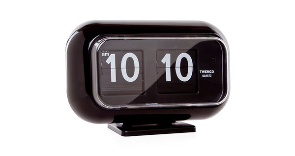 Twemco QT-35 Digital Flip Clock 數位翻頁鐘 (Black 黑色) [Table Clock/Wall Clock 座檯鐘/掛牆鐘]