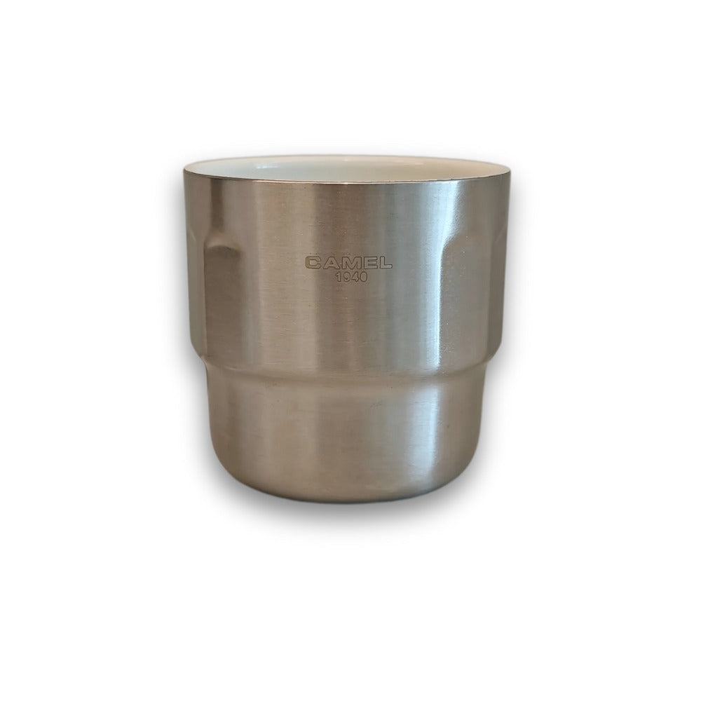 Camel 駱駝牌 Fab Stainless Steel Double Wall Coffee Cup 不鏽鋼隔熱咖啡杯 280ml (Stainless Steel 不鏽鋼) [Ceramic Coated Stainless Steel Vacuum Insulated Bottle 陶瓷塗層不鏽鋼雙層真空隔熱咖啡杯]