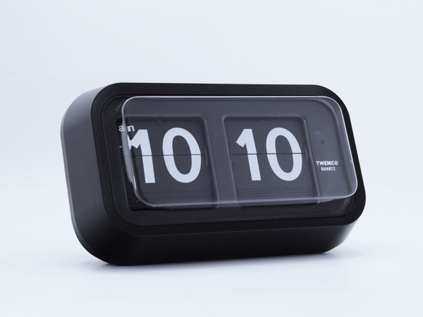 Twemco BQ-58 Digital Flip Clock 數位翻頁鐘 (Black 黑色) [Table Clock/Wall Clock 座檯鐘/掛牆鐘]