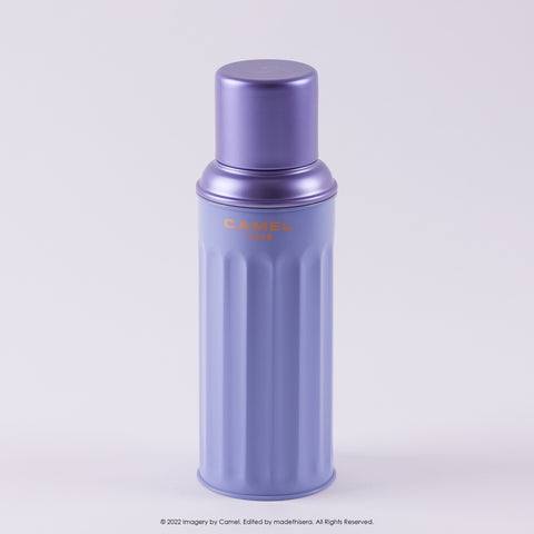 Camel 駱駝牌 122 Signature Vacuum Thermal Flask 真空保溫壺 122LV 0.45L (Light Violet 淡紫) [Double Glass Wall Thermos Bottle 雙層玻璃暖水樽]
