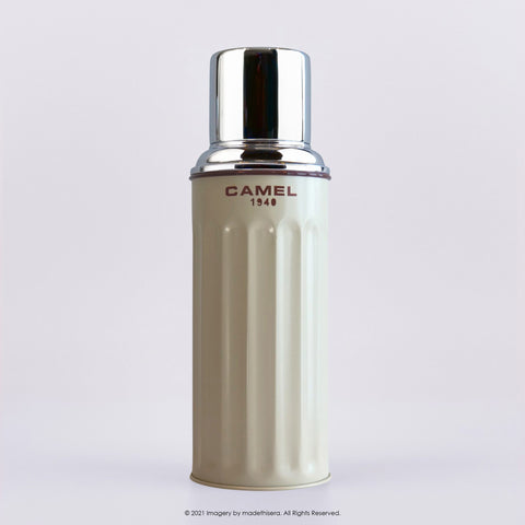 Camel 駱駝牌 122 Vacuum Thermal Flask 真空保溫壺 122OA 0.45L (Oat Meal 燕麥) [Double Glass Wall Thermos Bottle 雙層玻璃暖水樽]