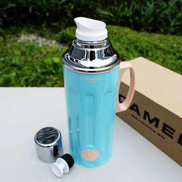 Camel 駱駝牌 312 Vacuum Thermal Flask 真空保溫壺 312PK 1.1L (Pink 粉紅) [Double Glass Wall Thermos Bottle 雙層玻璃暖水樽]