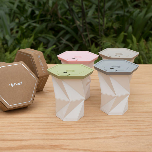 Uphold Folding Travel Cup 摺疊隨行杯 240ML (Slate 板岩) [Foldable Portable Tea/Coffee Cup 折疊便攜茶/咖啡杯]