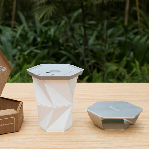 Uphold UCP-240-SL1 Folding Travel Cup 摺疊隨行杯 240ML (Slate 板岩) [Foldable Portable Tea/Coffee Cup 折疊便攜茶/咖啡杯]